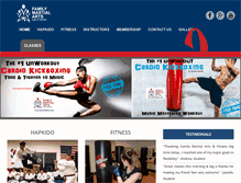 Tablet Screenshot of kicktofitness.com